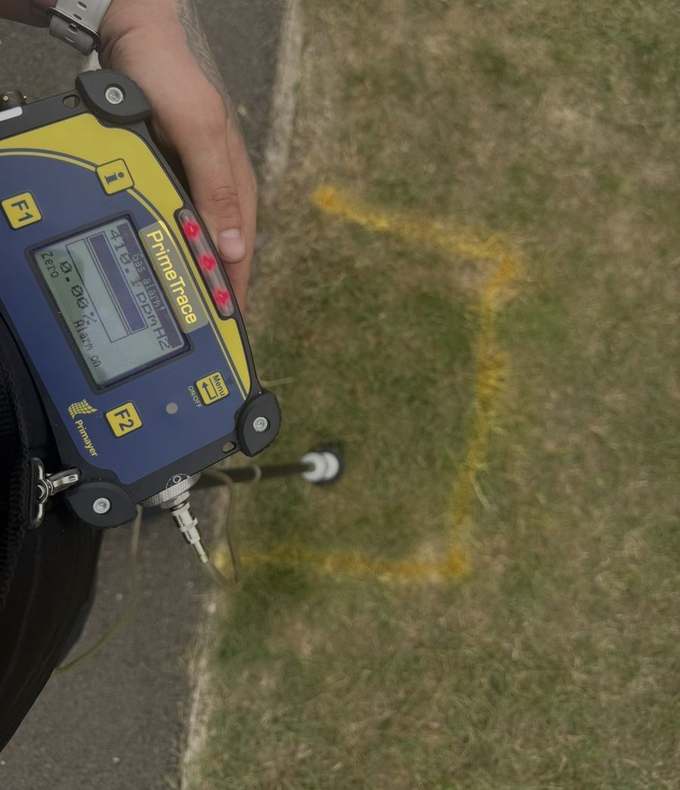HUBB Group engineer conducting non-destructive leak detection in Ipswich